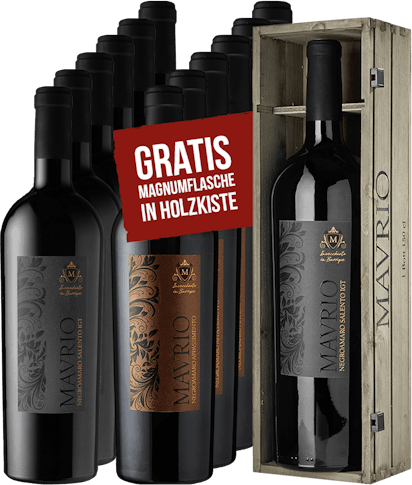 Mavrio Negroamaro - Das Weinpaket