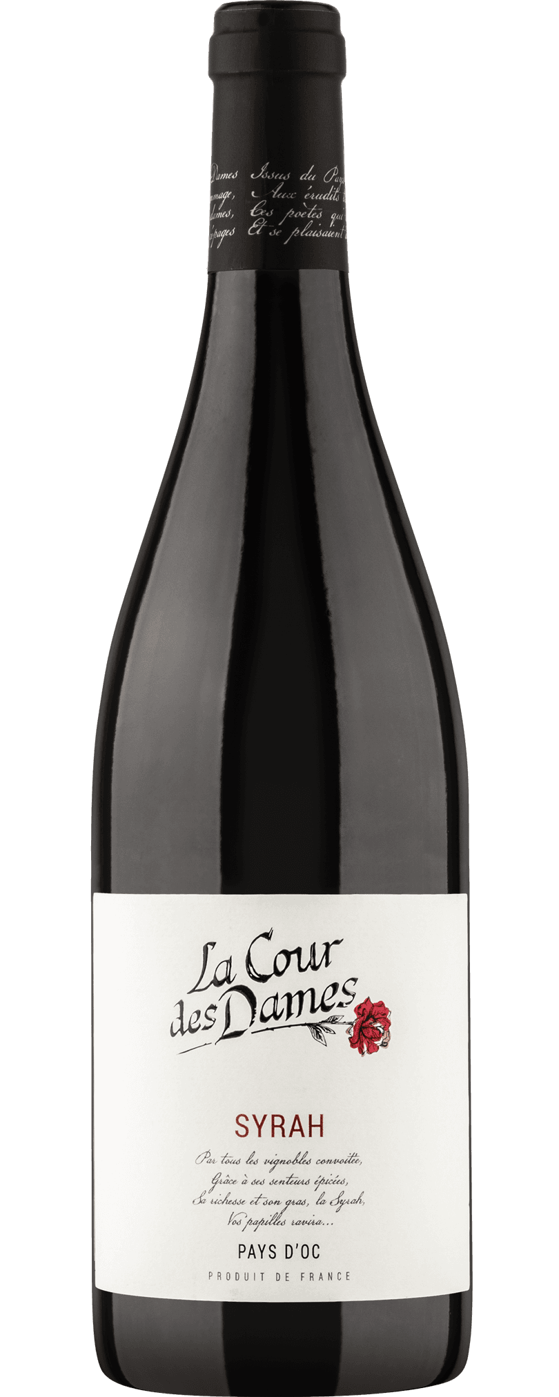 La Cour des Dames Syrah Pays d'Oc IGP