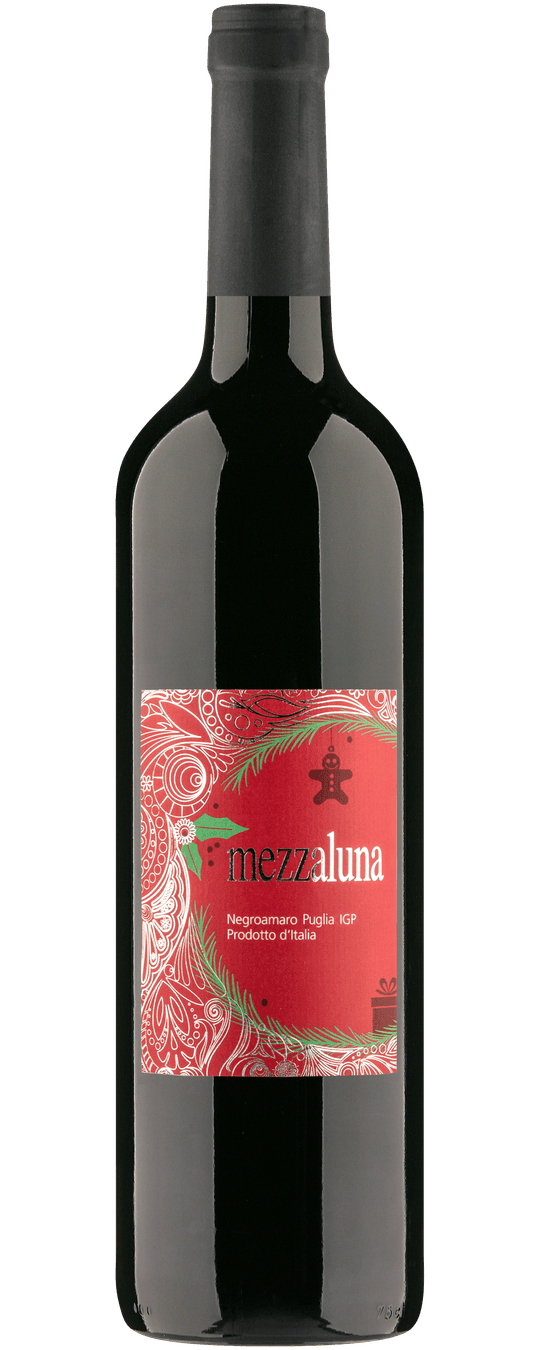 Weihnachtswein Mezzaluna Negroamaro IGP
